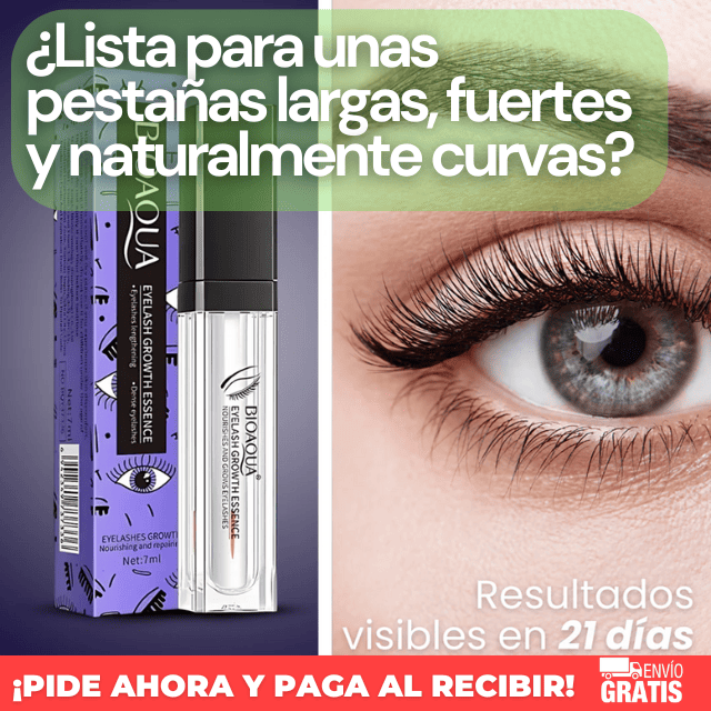 💖 Bioaqua Sérum de Pestañas Crece, Fortalece y Embellece tu Mirada.